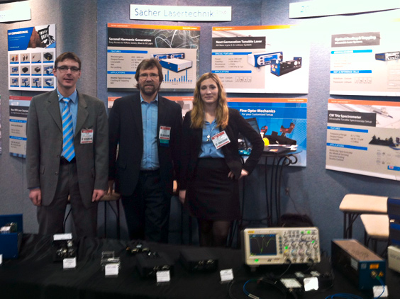 Team Sacher Lasertechnik at Photonics West 2013
